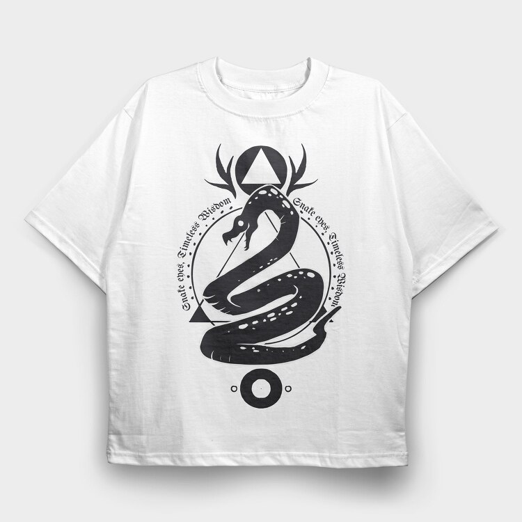 Dark Snake Dark Animals, Tricou Oversize Barbati (Unisex)