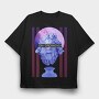 Daydreaming Statue Vaporwave Sculpture, Tricou Oversize Barbati (Unisex)