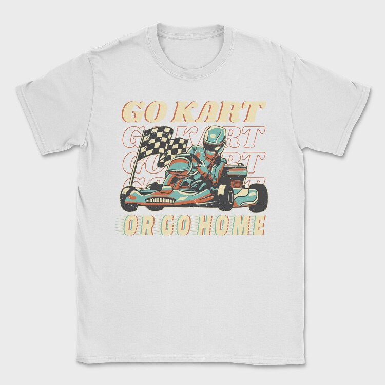Kart Vintage, Tricou Barbati (Unisex)