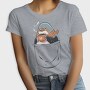Cute Penguin In Pocket Coffee, Tricou Femei