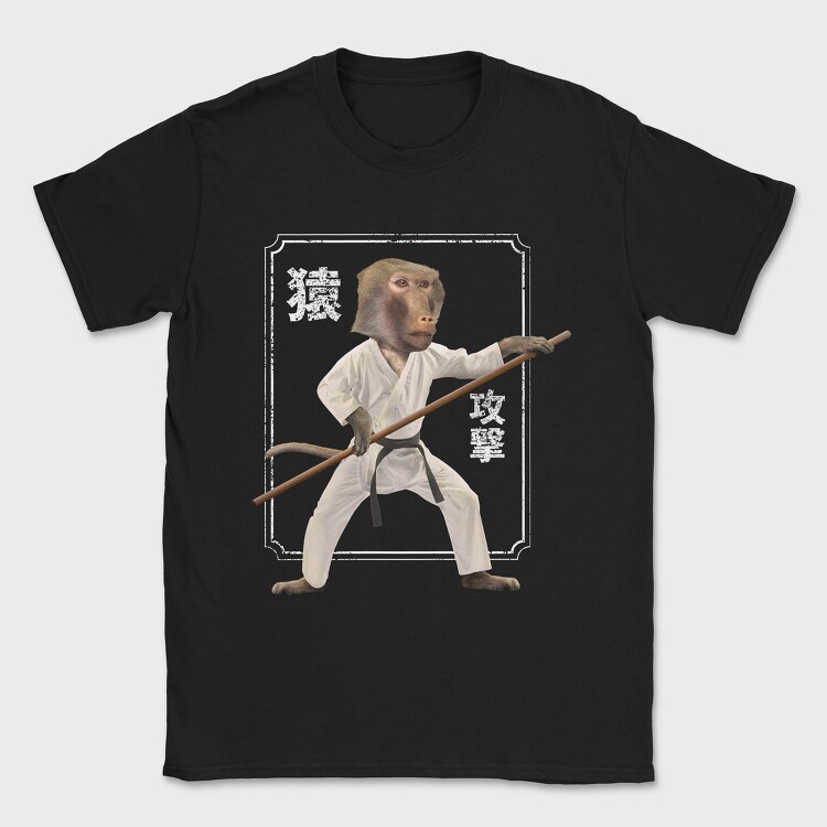 Karate Monkey, Tricou Barbati (Unisex)