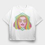 Kaleidoscope Eyes, Tricou Oversize Barbati (Unisex)