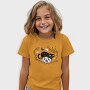 Pumpkin Cat Halloween Illustration 2, Tricou Copii