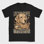 Just Wanna Sip Coffee Golden, Tricou Barbati (Unisex)