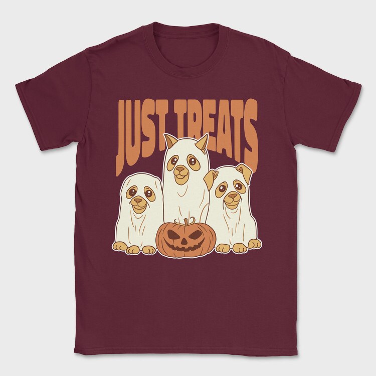 Just Treats Dogs, Tricou Barbati (Unisex)