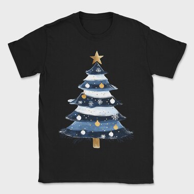 Watercolor Navy Tree, Tricou Barbati (Unisex)