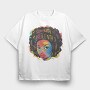 Juneteenth Tie Dye, Tricou Oversize Barbati (Unisex)