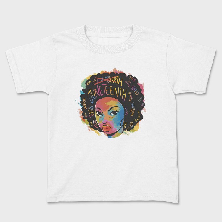 Juneteenth Tie Dye, Tricou Copii
