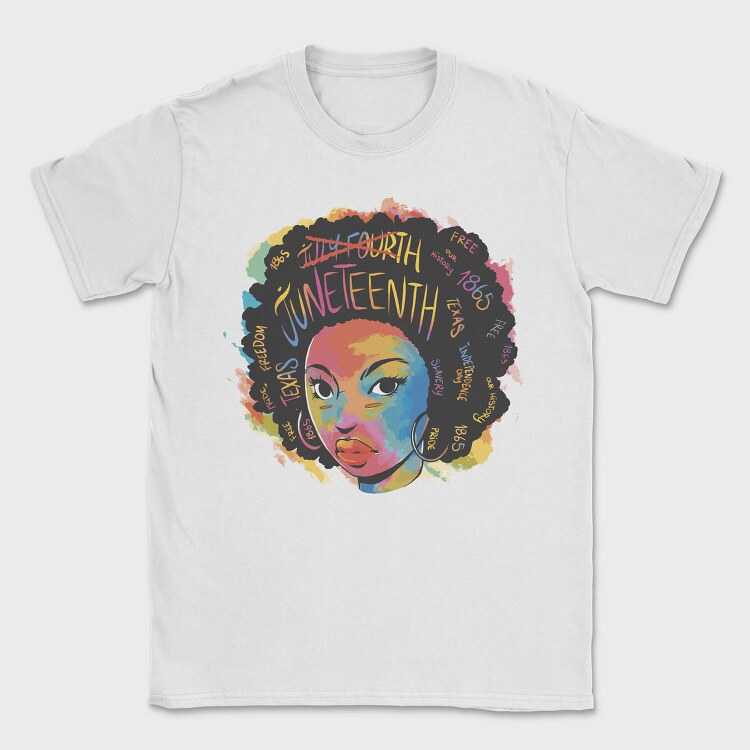 Juneteenth Tie Dye, Tricou Barbati (Unisex)