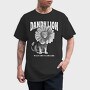 Lion Animal With Sunflower Head Flower, Tricou Barbati (Unisex)
