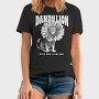 Lion Animal With Sunflower Head Flower, Tricou Barbati (Unisex)