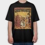 Christmas Hater Fire, Tricou Oversize Barbati (Unisex)