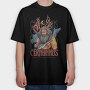 Cernunnos Mythological Beast, Tricou Oversize Barbati (Unisex)