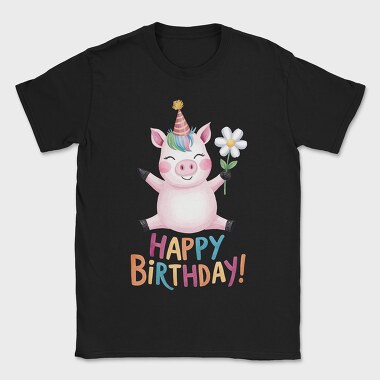 Watercolor Pig Party, Tricou Barbati (Unisex)