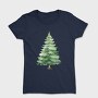 Watercolor Pine Tree, Tricou Femei