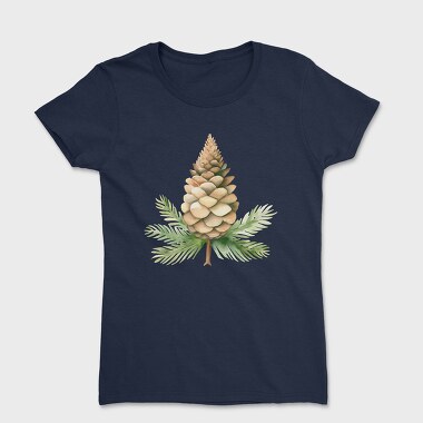 Watercolor Pinecone, Tricou Femei