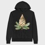 Watercolor Pinecone, Hanorac Oversize Barbati (Unisex)