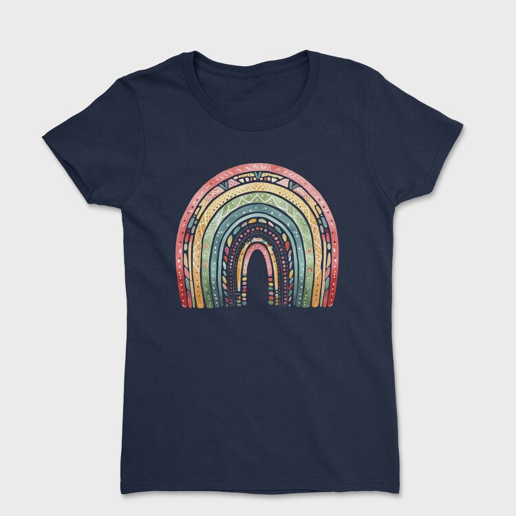 Watercolor Rainbow Lover, Tricou Femei