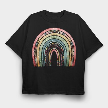 Watercolor Rainbow Lover, Tricou Oversize Barbati (Unisex)