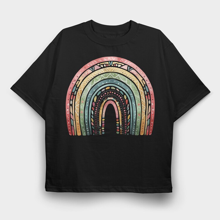 Watercolor Rainbow Lover, Tricou Oversize Barbati (Unisex)