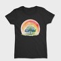 Watercolor Rainbow Tree, Tricou Femei
