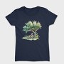Watercolor Reading Tree, Tricou Femei