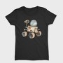 Watercolor Rover Buddy, Tricou Femei