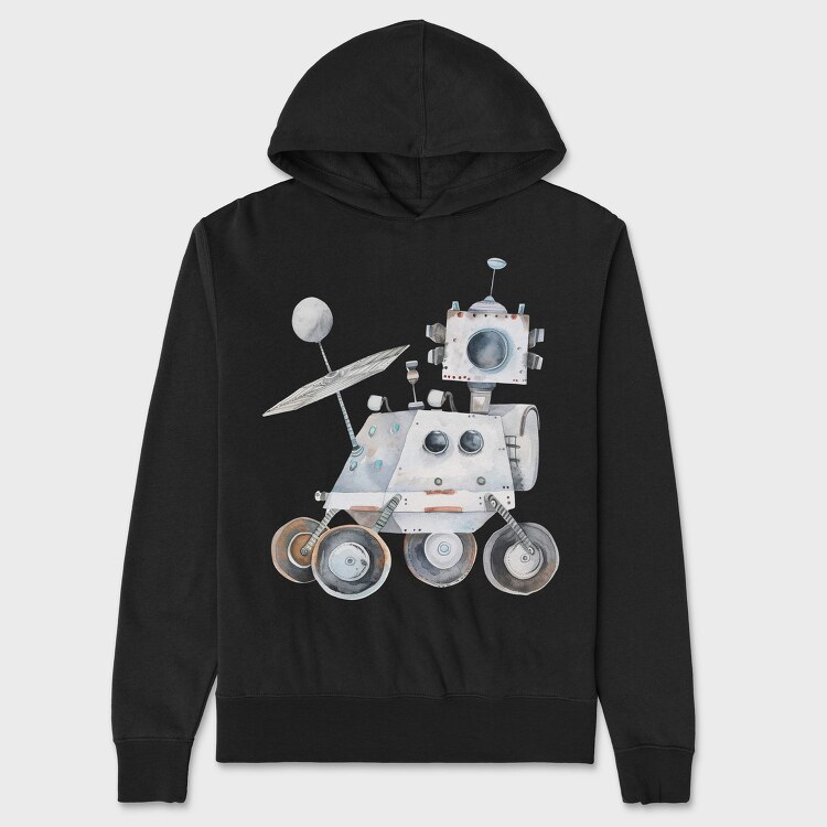 Watercolor Rover Explorer, Hanorac Oversize Barbati (Unisex)