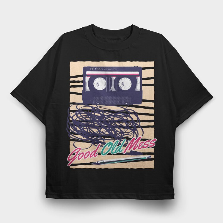Good Old Mess, Tricou Oversize Barbati (Unisex)