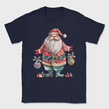 Watercolor Santa Claus, Tricou Barbati (Unisex)