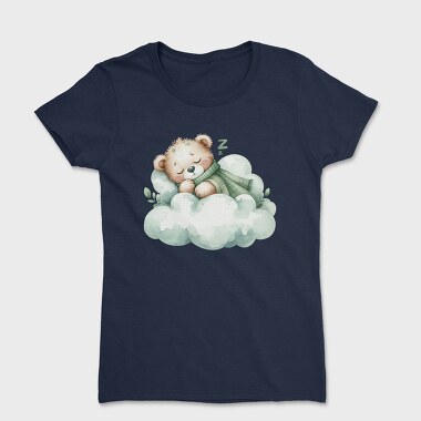 Watercolor Sleeping Teddy, Tricou Femei