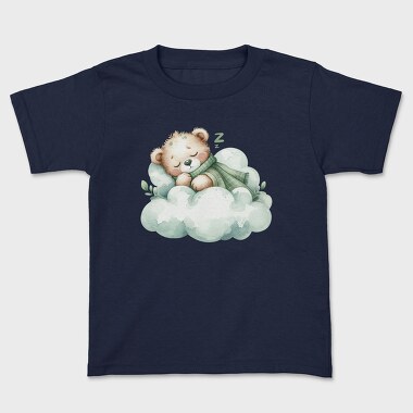 Watercolor Sleeping Teddy, Tricou Copii