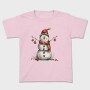 Watercolor Snowman, Tricou Copii