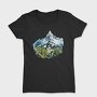 Watercolor Spring Mtn, Tricou Femei
