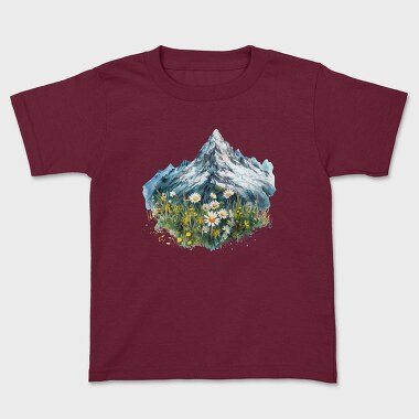 Watercolor Spring Mtn, Tricou Copii