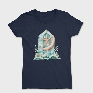 Watercolor Starfish Ocean, Tricou Femei