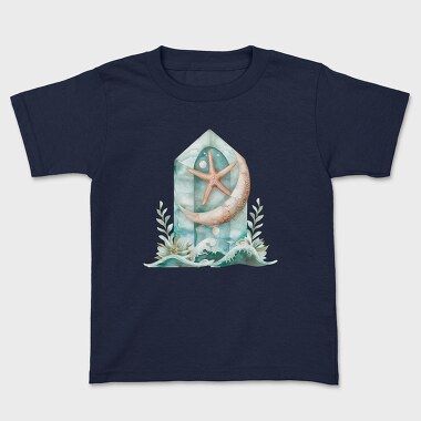 Watercolor Starfish Ocean, Tricou Copii