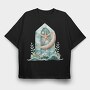 Watercolor Starfish Ocean, Tricou Oversize Barbati (Unisex)
