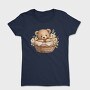 Watercolor Teddy Basket, Tricou Femei