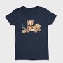 Watercolor Teddy Flower, Tricou Femei