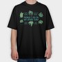 Cute Plants Love, Tricou Oversize Barbati (Unisex)