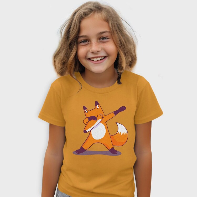 Dab Animal Comics Fox, Tricou Copii
