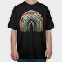 Watercolor Rainbow Lover, Tricou Oversize Barbati (Unisex)