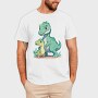 Cute Prehistoric Dinosaur Family Dinosuar, Tricou Barbati (Unisex)