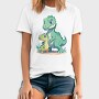Cute Prehistoric Dinosaur Family Dinosuar, Tricou Barbati (Unisex)