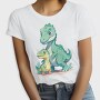 Cute Prehistoric Dinosaur Family Dinosuar, Tricou Femei