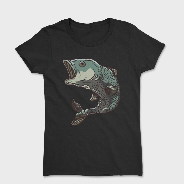 Jumping Pike Perch, Tricou Femei