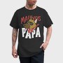 Cartoon Dog With Sunglasses Malinois Papa, Tricou Barbati (Unisex)