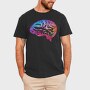 Colorful Brain Abstract Art, Tricou Barbati (Unisex)