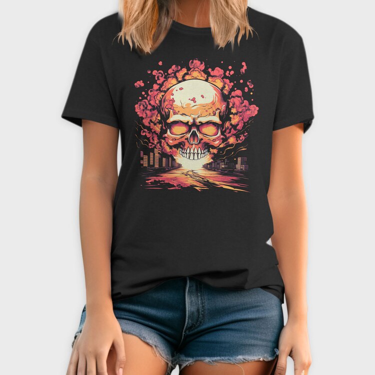 Skull Death Explosion, Tricou Barbati (Unisex)